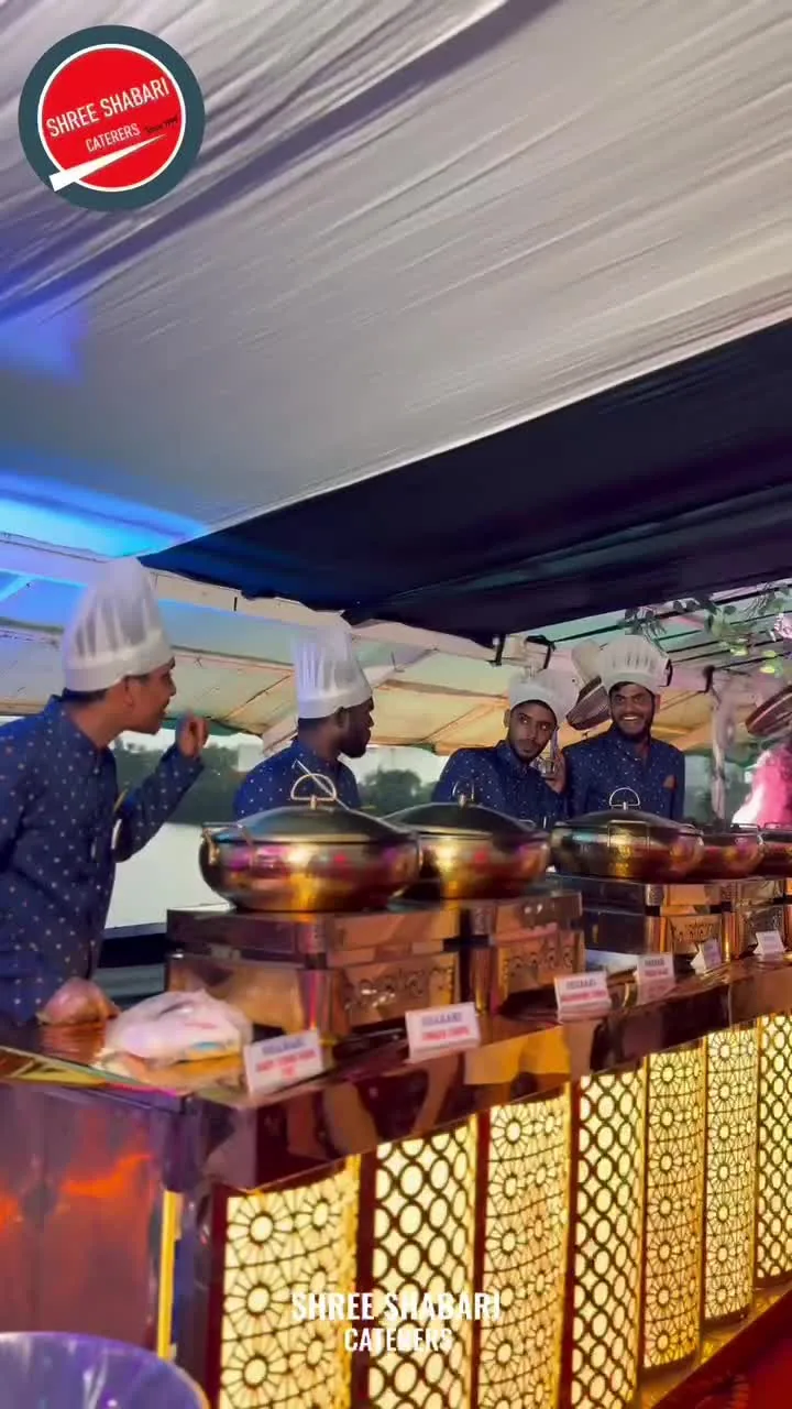 Shree Shabari Caterers serving guests at an event